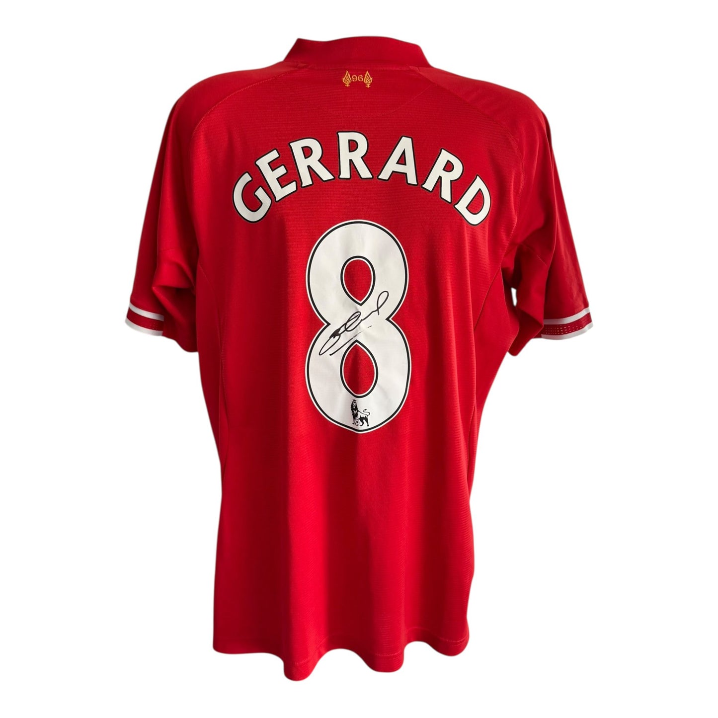 Steven Gerrard hand signed 2013/14 shirt