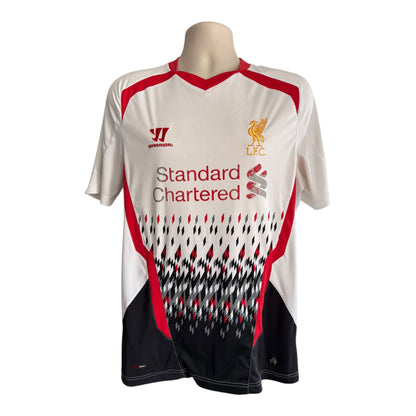 Steven Gerrard hand signed 2013/14 away shirt