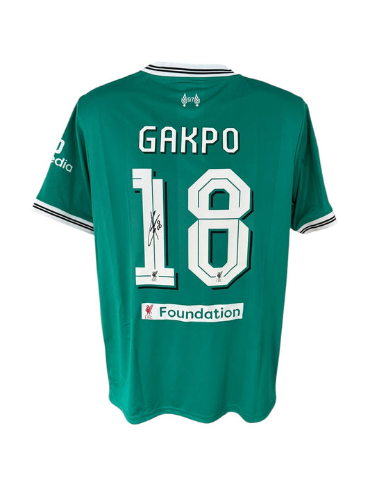 Coady Gakpo hand signed 25/26 Third shirt