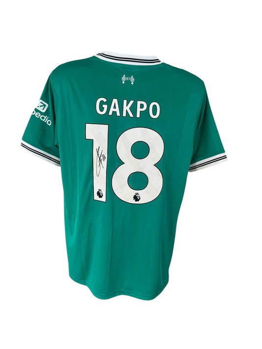 Coady Gakpo hand signed 25/26 Third shirt