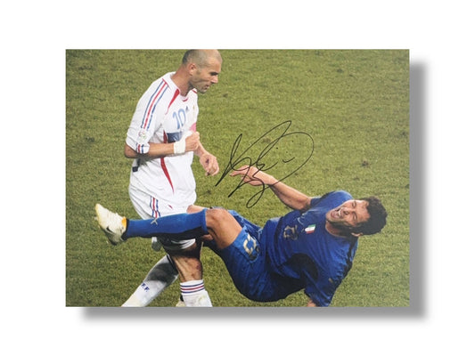 Marco Materazzi hand signed 16x12 Image