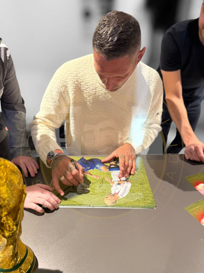 Marco Materazzi hand signed 16x12 Image