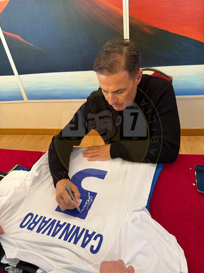 Fabio Cannavaro hand signed Italy shirt