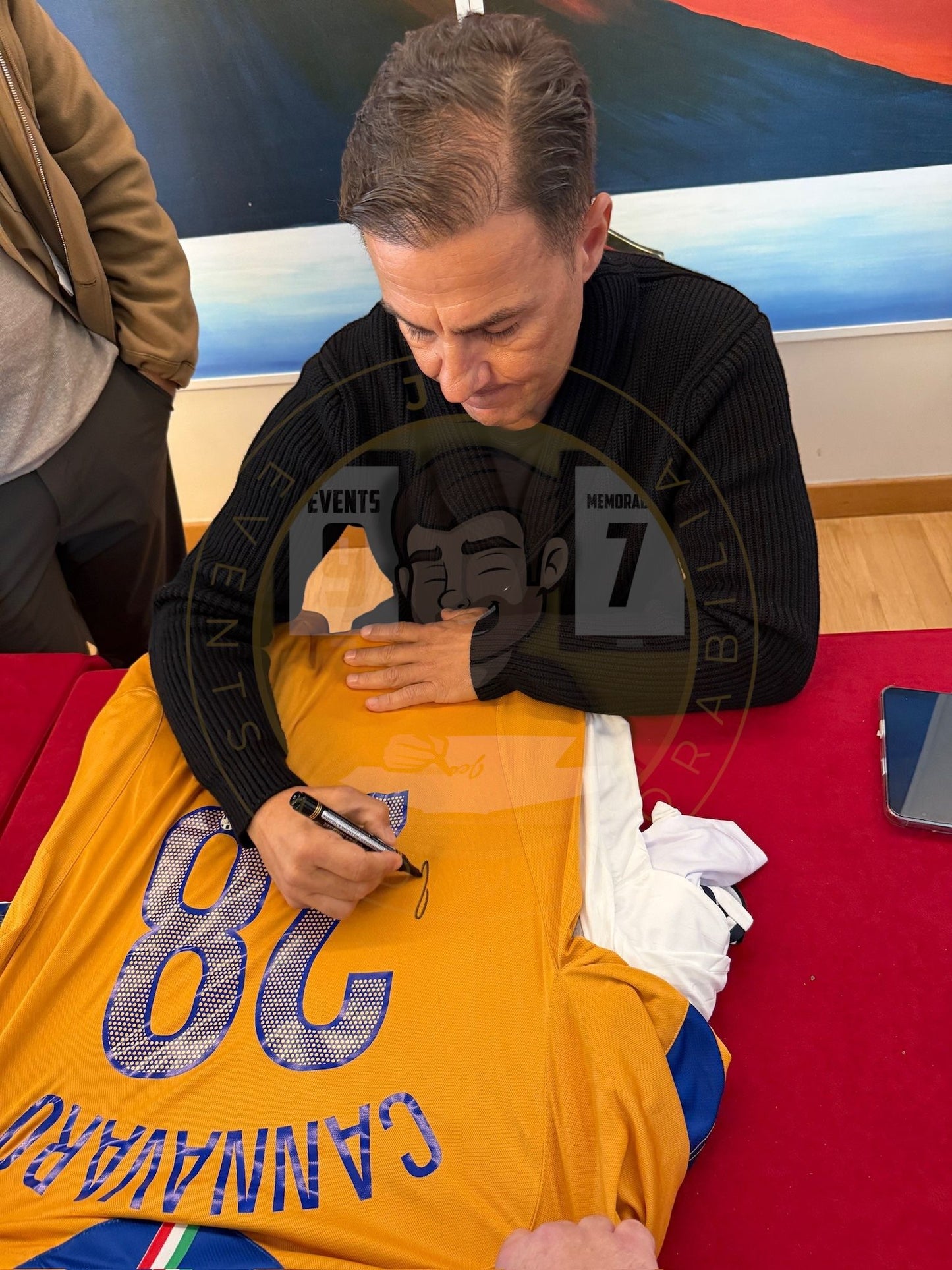 Fabio Cannavaro hand signed Juventus shirt