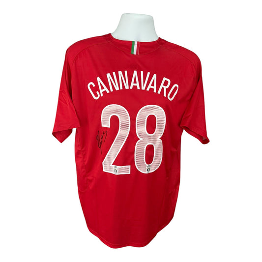 Fabio Cannavaro hand signed Juventus shirt