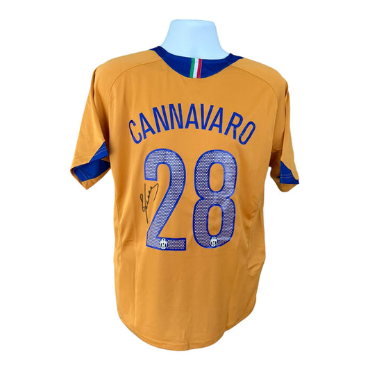 Fabio Cannavaro hand signed Juventus shirt