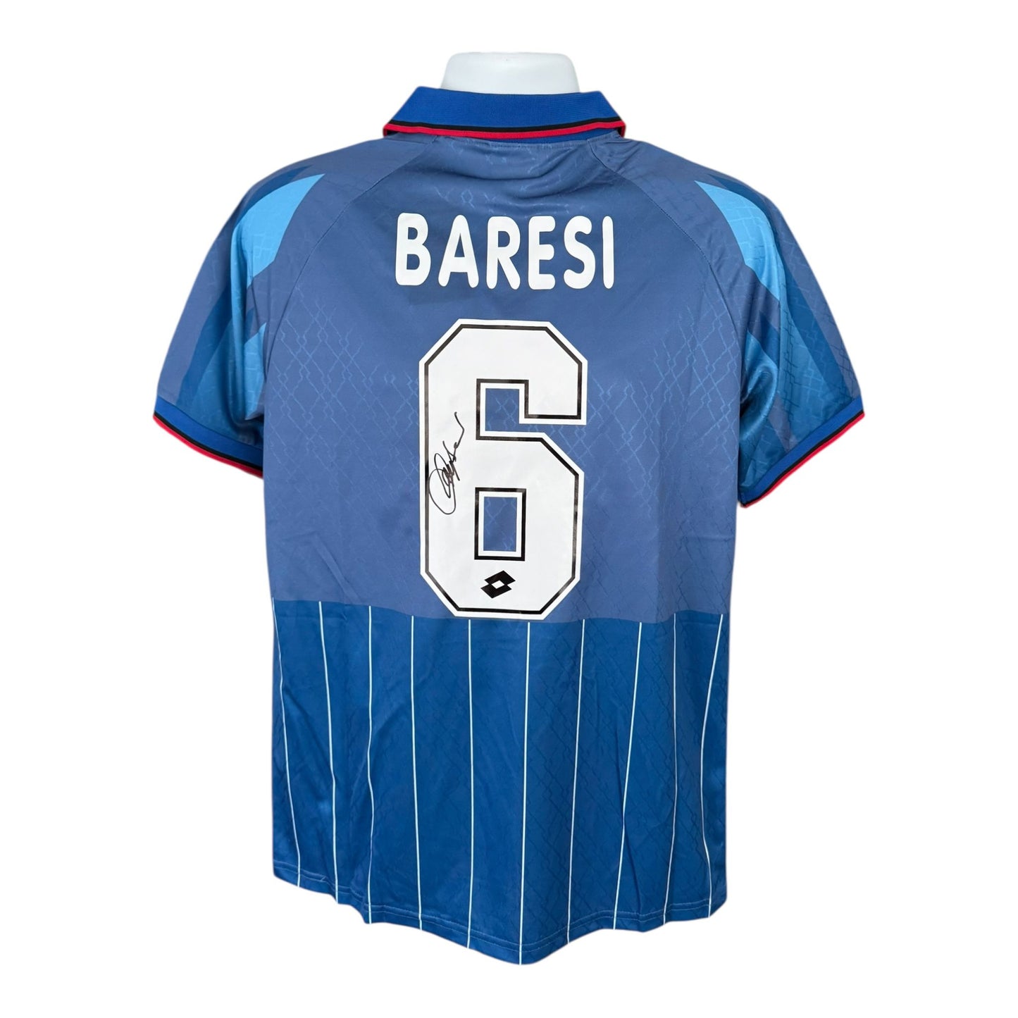 Franco Baresi hand signed AC Milan 1995-96 shirt