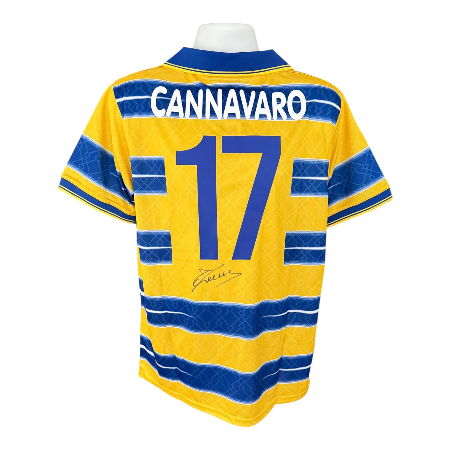 Fabio Cannavaro hand signed Parma shirt