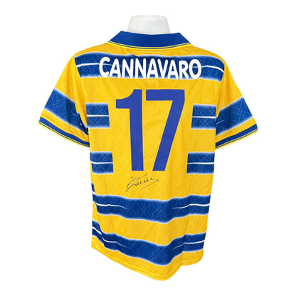 Fabio Cannavaro hand signed Parma shirt