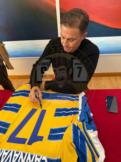 Fabio Cannavaro hand signed Parma shirt