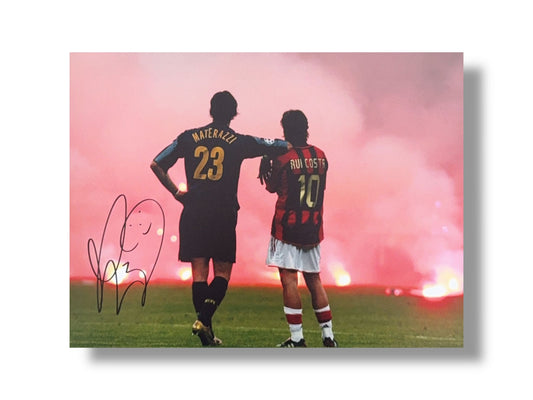 Marco Materazzi hand signed 16x12 Image