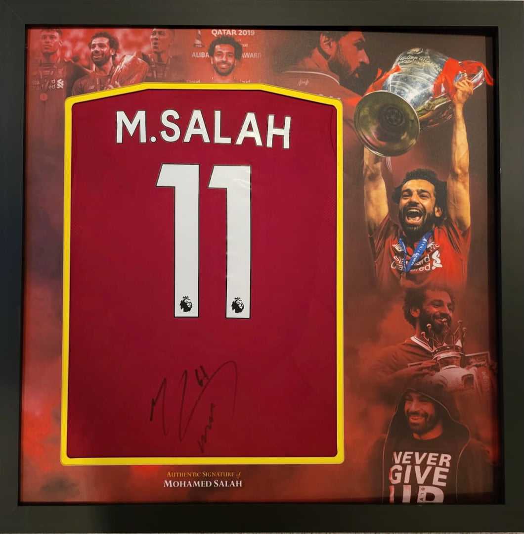 salah signed jersey