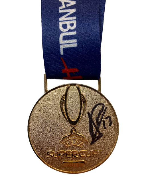 Adrian San Miguel signed Super cup final medal